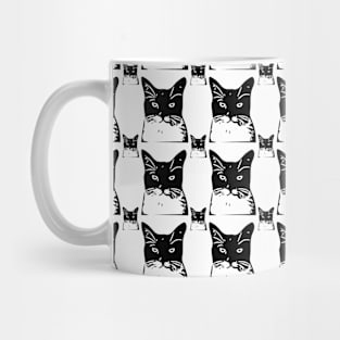 Black cat design Mug